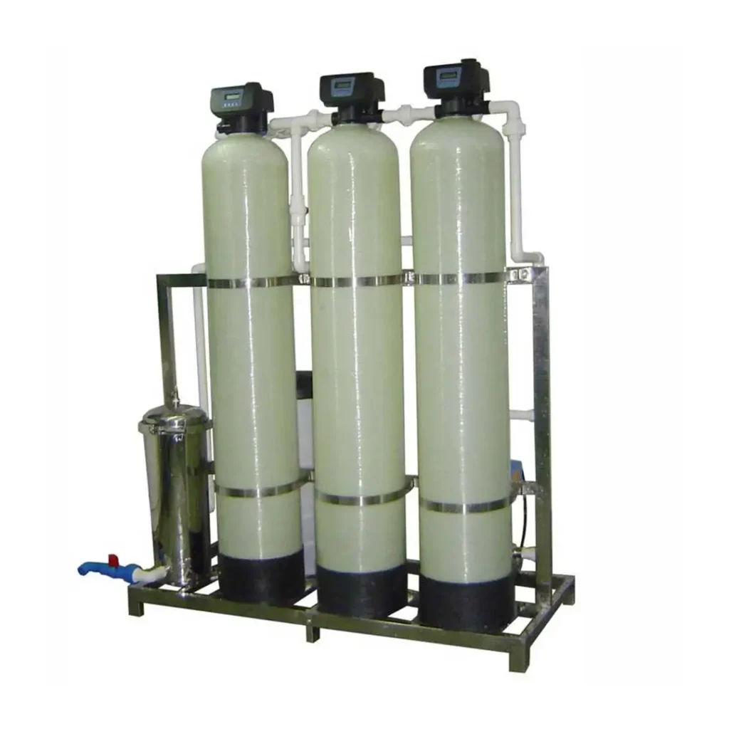 water softener with carbon filter