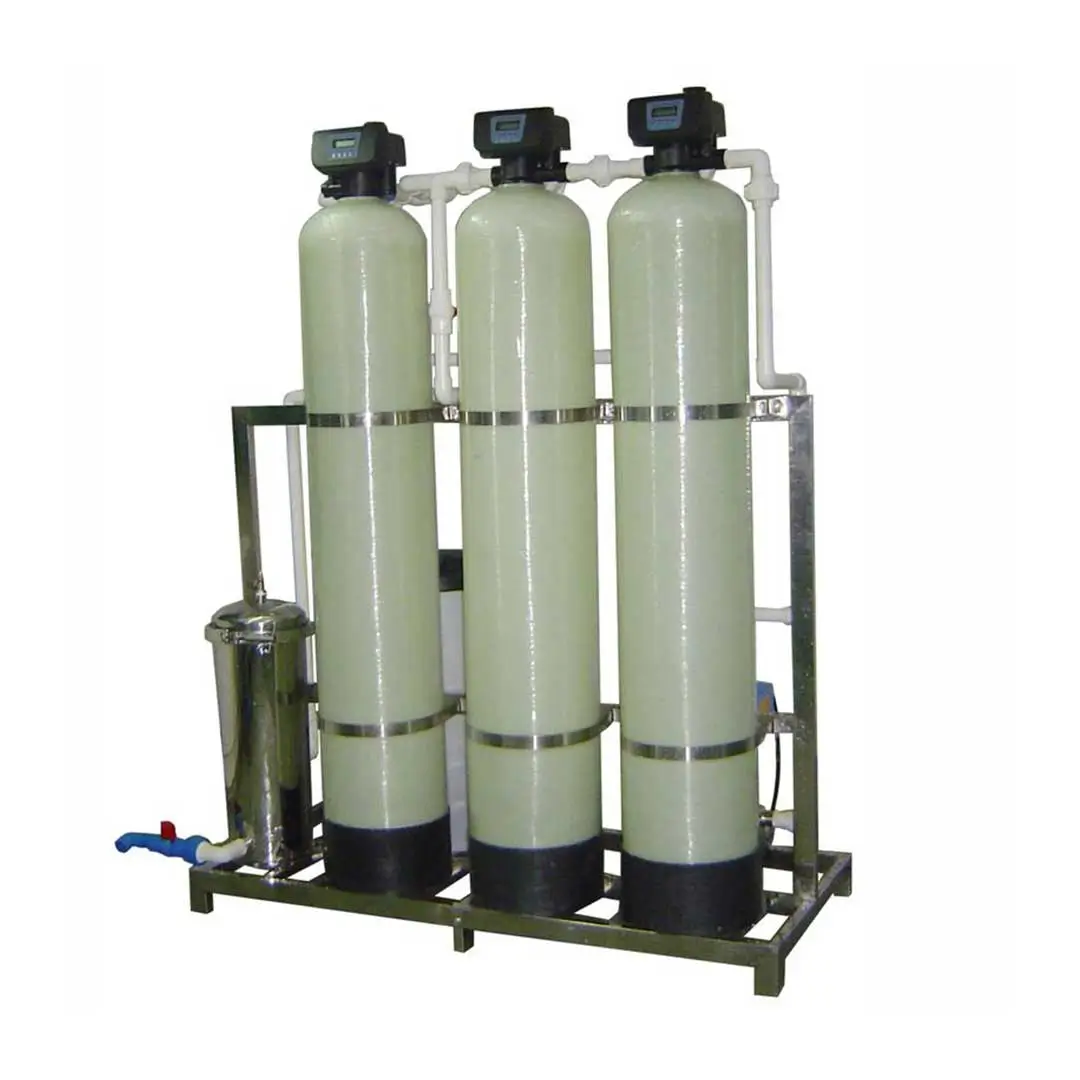 water softener with carbon filter